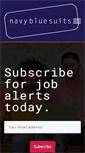 Mobile Screenshot of navybluesuits.co.za
